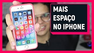 😱 LIBERE MUITO ESPAÇO NO IPHONE COM ESSA DICA SIMPLES  Papo Tech [upl. by Nessie]