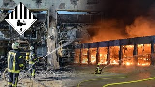 LithiumIon Batteries Spark Fire Station Disaster Germany [upl. by Rilda]