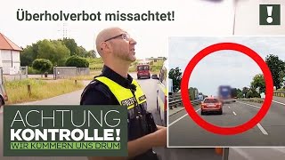 😧 LKW überholt trotz VERBOT direkt vor Polizeiauto  Achtung Kontrolle [upl. by Aicnatsnoc965]