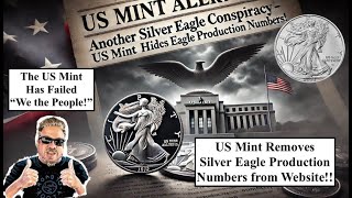 SILVER ALERT Another Silver Eagle Conspiracy as US Mint Hides Silver Eagle Production Bix Weir [upl. by Fritzie]