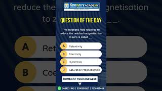 ❓ QUESTION OF THE DAY ❓  Knowlify Academy  ITI Electrician amp Wireman Training in Amravati [upl. by Robinett]