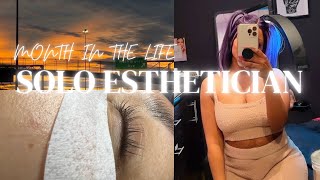 Solo Esthetician Day In The Life  February Vlog 💕🥰 Esthetician [upl. by Emmalee]