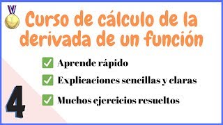 Cómo calcular Derivadas  Aprende desde cero 4 [upl. by Alebasi]