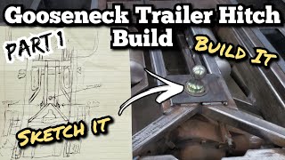 Gooseneck Trailer Hitch Custom Build Chevy Pickup Truck Part 1 Custom Heavy Duty BampW Turnover Ball [upl. by Notwal262]