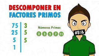 DESCOMPONER UN NUMERO EN FACTORES PRIMOS Super facil  Para principiantes [upl. by Oliva]