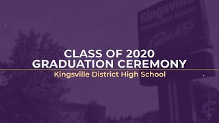 KDHS Graduation Ceremony 2020 [upl. by Mackey987]