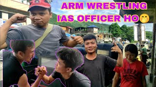 ARM WRESTLINGIAS Officer ho SAPORMEINA [upl. by Irabaj]