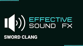 Sword Clang  Sound Effect HD [upl. by Enilav]