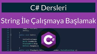 C Dersleri 35 String İle Çalışmaya Başlamak [upl. by Ikir87]