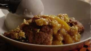 How to Make Peach Cobbler  Allrecipescom [upl. by Adelaida]