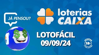 Lotofácil  Concurso no 3190  09092024 [upl. by Clausen]