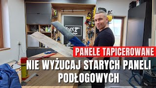 Jak zrobić panele tapicerowane ze starych paneli podłogowych 🔨 [upl. by Aihsemot126]