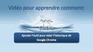 GenOvis  Google Chrome  Bouton pour vider la mémoire cache [upl. by Cuhp483]