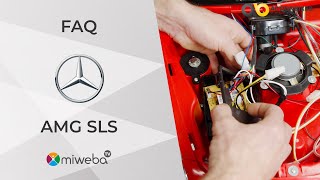 Kinder Elektroauto Mercedes SLS AMG⭐ FAQ HILFE  REPARATUR Mercedes Benz für Kinder TIPPS amp TRICKS [upl. by Aisyat]