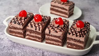 The Best Chocolate Pastry Cake Recipe Without Oven  Yummy [upl. by Lauri]