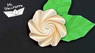 Blumen basteln mit Papier  schöne Deko selber machen  DIY [upl. by Ahsirtap]