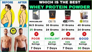 Best Whey Protein 2024 💪Muscle Blaze vs Optimum Nutrition vs ASITIS Whey Protein Powder 💪Tamil [upl. by Enawd788]