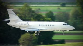 Bertelsmann Dassault Falcon 2000EX DBOOK  Ankunft in München Full HD [upl. by Nadaba]