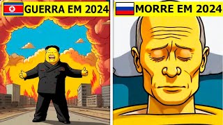 PREVISÕES dos SIMPSONS para 2024 são ATERRORIZANTES [upl. by Mou]