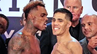 JERMELL CHARLO amp BRIAN CASTANO HEATED WEIGH IN TEAMS ALMOST GET INTO FIGHT  FULL VIDEO [upl. by Fawne567]