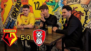 Watford 50 Rotherham United  PostMatch Pint [upl. by Helli]