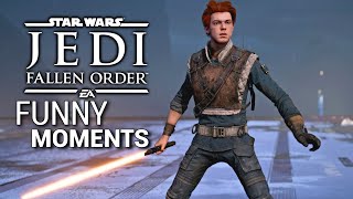 Star Wars Jedi Fallen Order  Funny Moments 1 [upl. by Yenttirb]