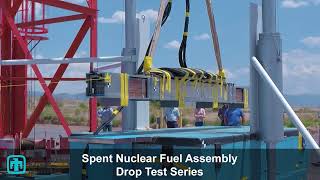 Sandia’s Spent Nuclear Fuel Assembly Drop Test [upl. by Ineslta606]