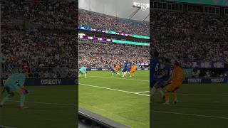 Our opening goal vs Chelsea 💪⚽️ realmadridontour [upl. by Aihsinat228]