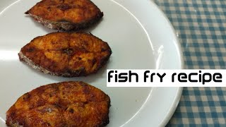 Fish Fry Recipe  Vanjaram  Seer Fish  King Fish Fry [upl. by Ilocin299]