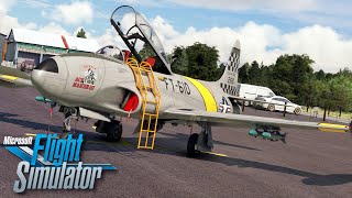 Inibuilds Lockheed T33  First Look Review  MSFS [upl. by Roane]