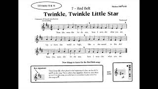 7b Red Twinkle Twinkle Recorder Karate [upl. by Narhet]