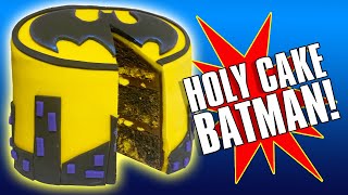 How to  Batman Bat Symbol Cake [upl. by Regnij236]