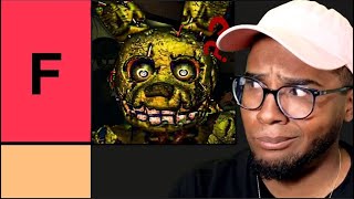 Ranking The SCARIEST FNAF Characters [upl. by Tyson]