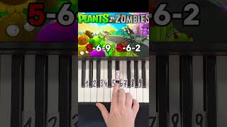 PvZ Graze the Roof Piano Tutorial shorts [upl. by Proctor265]