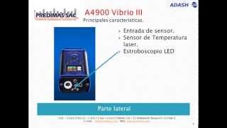 Vibrometro  A4900 Vibrio III Adash Perú [upl. by Anitsirt692]