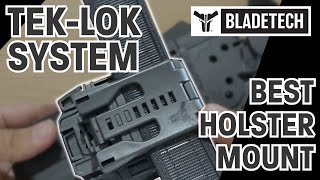 BLADETECH TekLok System Best Holster Mounting Solution [upl. by Redwine]