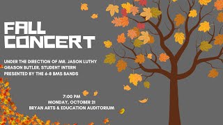 Middle School Band Concert  October 21 2024 [upl. by Otsugua]