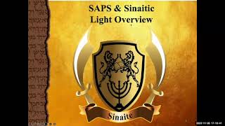 Sinaitic Apologetics School SAPS amp Sinaitic Light Bible Study SLBS Information Meeting 112623 [upl. by Akenit]