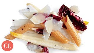 Endive Salad With Pasta and Radicchio  Our Favorite Recipes  Cooking Light [upl. by Atinrahc650]