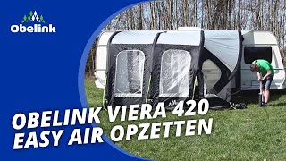 Obelink Viera 420 Easy Air Opzetten  Instructievideo  Obelink [upl. by Atinuaj547]