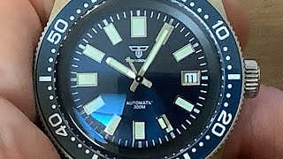 Tandorio 300m Dive Watch  PT5000 Automatic Movement  Homage to Seiko 62MAS [upl. by Ecilegna963]