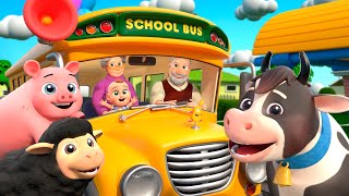 Wheels On The Bus Song  Farm Version  Almama Kids Songs amp Nursery Rhymes [upl. by Atwater]