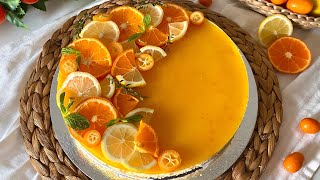 PORTAKALLI CHEESECAKE TARİFİ 🍊 Portakallı Cheesecake Nasıl Yapılır   Çiçekintarifleri [upl. by Imelida]