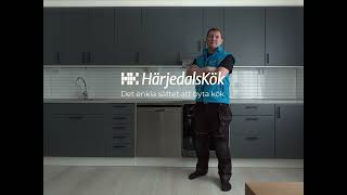 Enkel köksrenovering HärjedalsKök [upl. by Llatsyrc332]