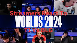 Streamers React to the GREATEST Engage at Worlds 2024 Day 21 [upl. by Nosredna]