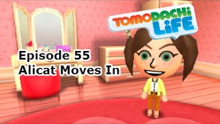 Tomodachi Life Episode 55 Alicat Moves In [upl. by Etnohs]