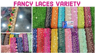 Coming Fancy Lace Variety laceshop mirrorlacedesign fancylaces indianlace tissue [upl. by Irmine671]