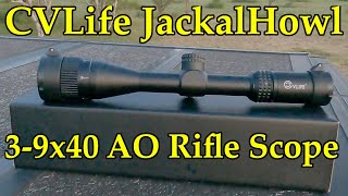 CVLIFE JackalHowl F02 39x40 AO Rifle Scope Unboxing [upl. by Nikolai322]