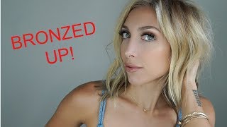 BRONZED UP makeup tutorial [upl. by Nicolette]