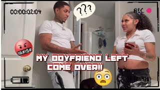 He Almost Kicked Me Out  quotMy boyfriend left come over nowquot Prank [upl. by Wolsky]